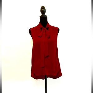 Christmas Bow Button up top